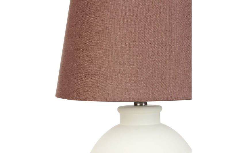 Gyaros Bordlampe 55 cm E27 - Off white/Brun - Belysning - Innendørsbelysning & Lamper - Nattlampe - Nattlampe bord