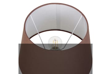 Gyaros Bordlampe 55 cm E27 - Off white/Brun - Belysning - Innendørsbelysning & Lamper - Nattlampe - Nattlampe bord