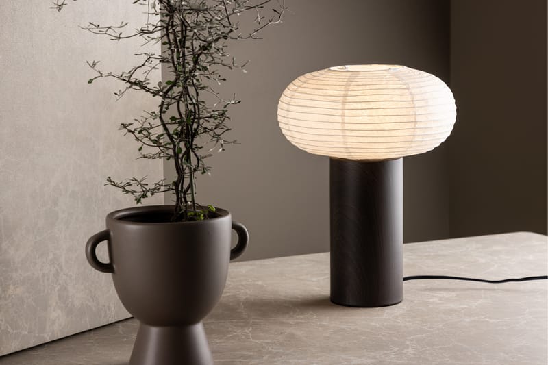 Hovfjellet Bordlampe 32,5 cm Beige - Venture Home - Vinduslampe på fot - Soveromslampe - Nattlampe bord - Vinduslampe - Bordlampe - Stuelampe