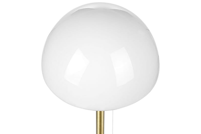 Icaria Bordlampe 39 cm E27 - Gull/Hvit - Belysning - Innendørsbelysning & Lamper - Nattlampe - Nattlampe bord