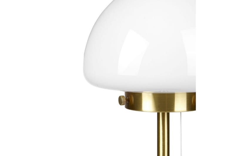 Icaria Bordlampe 39 cm E27 - Gull/Hvit - Belysning - Innendørsbelysning & Lamper - Nattlampe - Nattlampe bord
