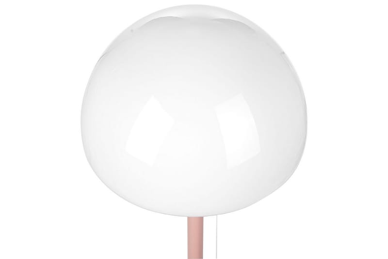 Icaria Bordlampe 39 cm E27 - Rosa/Hvit - Belysning - Innendørsbelysning & Lamper - Nattlampe - Nattlampe bord