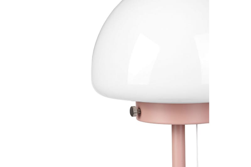 Icaria Bordlampe 39 cm E27 - Rosa/Hvit - Belysning - Innendørsbelysning & Lamper - Nattlampe - Nattlampe bord