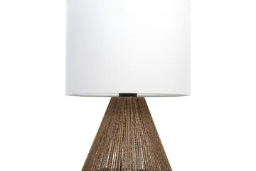 Kafelaina Bordlampe 52 cm E27 - Natur/Hvit - Belysning - Innendørsbelysning & Lamper - Nattlampe - Nattlampe bord