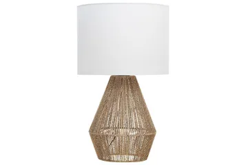 Kafelaina Bordlampe 52 cm E27 - Natur/Hvit - Belysning - Innendørsbelysning & Lamper - Nattlampe - Nattlampe bord