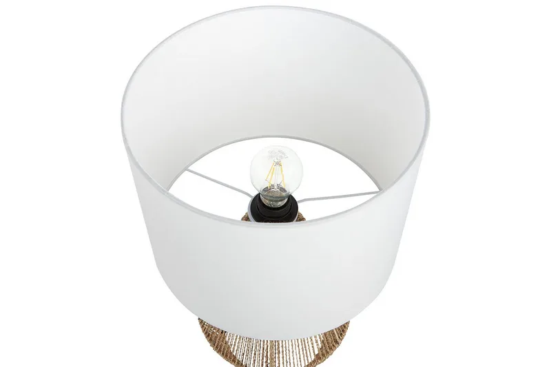 Kafelaina Bordlampe 52 cm E27 - Natur/Hvit - Belysning - Innendørsbelysning & Lamper - Nattlampe - Nattlampe bord