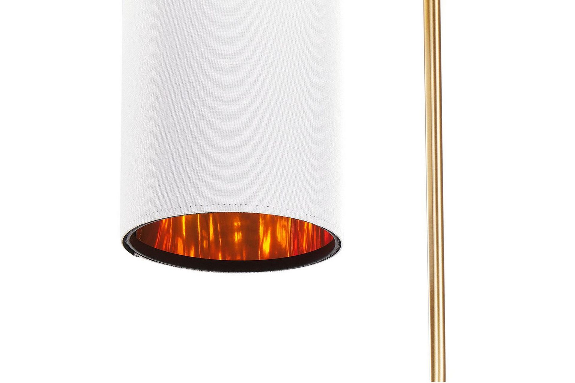 Kallisti Bordlampe 46 cm E27 - Kobber/Hvit - Belysning - Innendørsbelysning & Lamper - Nattlampe - Nattlampe bord