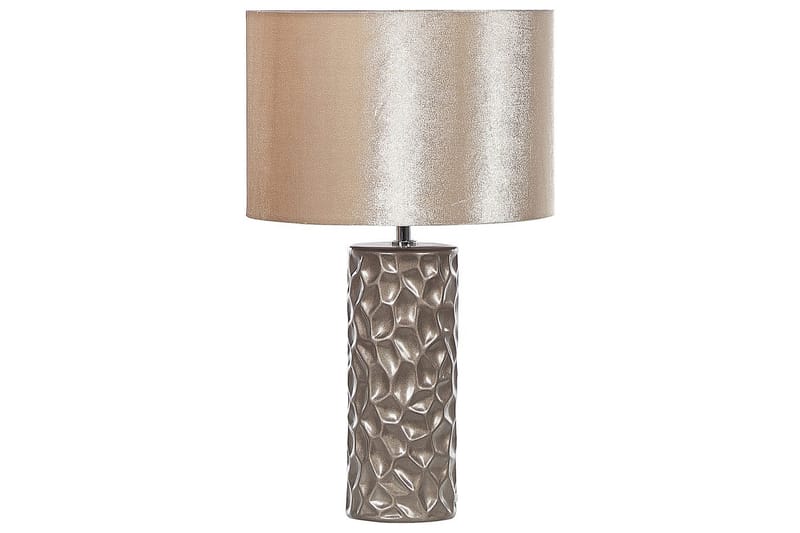 Kamla Bordlampe 50 cm E27 - Grå/Beige - Belysning - Innendørsbelysning & Lamper - Nattlampe - Nattlampe bord