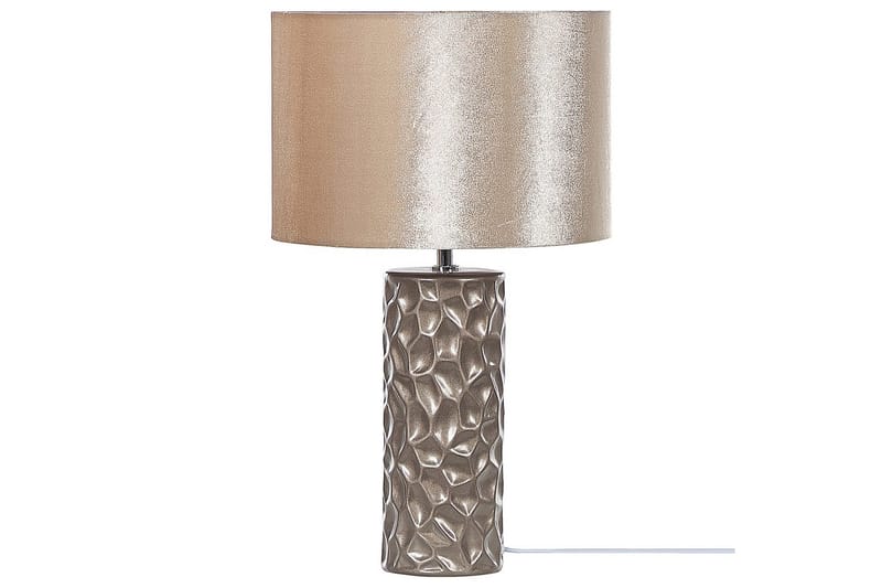 Kamla Bordlampe 50 cm E27 - Grå/Beige - Belysning - Innendørsbelysning & Lamper - Nattlampe - Nattlampe bord