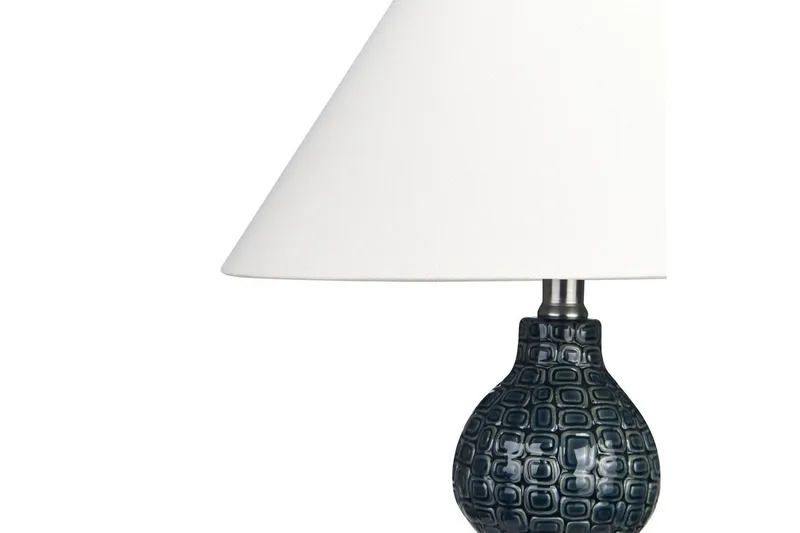 Kastellorizo Bordlampe 60 cm E27 - Mørkeblå/Hvit - Belysning - Innendørsbelysning & Lamper - Nattlampe - Nattlampe bord