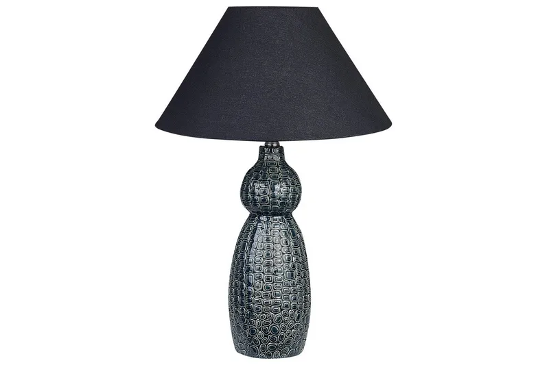 Kastellorizo Bordlampe 60 cm E27, Mørkeblå/Svart