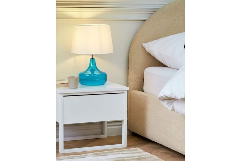 Kosven Bordlampe 42 cm E27 - Akvamarinblå/Hvit - Belysning - Innendørsbelysning & Lamper - Nattlampe - Nattlampe bord