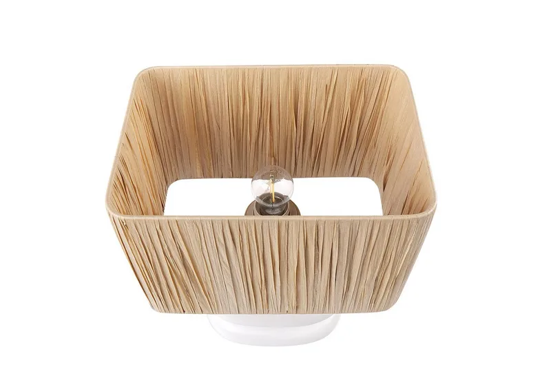 Kulsa Bordlampe 42 cm E27 - Hvit/Beige - Belysning - Innendørsbelysning & Lamper - Nattlampe - Nattlampe bord