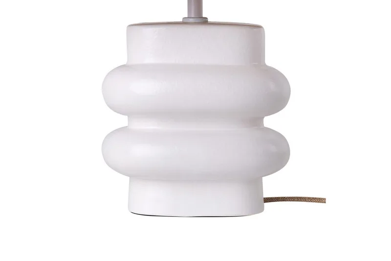 Kulsa Bordlampe 42 cm E27 - Hvit/Beige - Belysning - Innendørsbelysning & Lamper - Nattlampe - Nattlampe bord