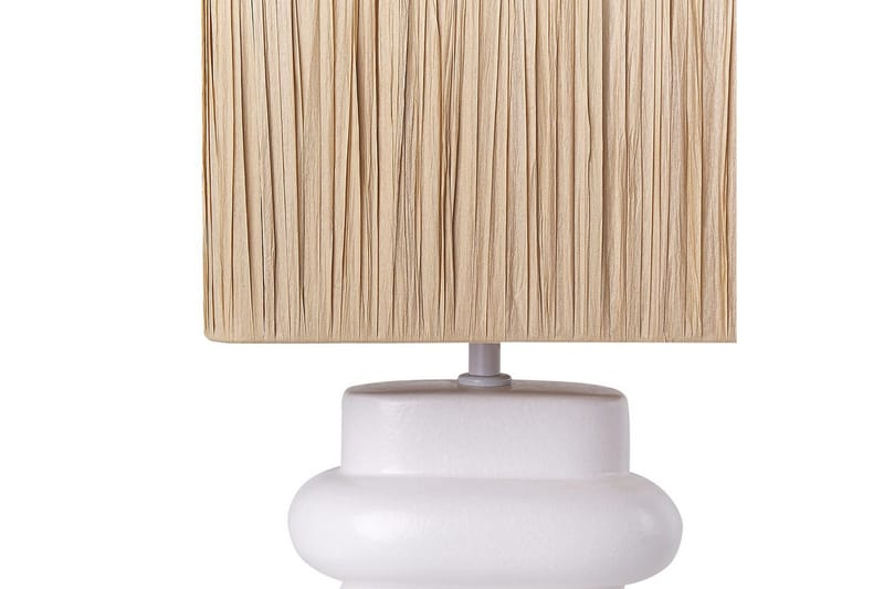 Kulsa Bordlampe 42 cm E27 - Hvit/Beige - Belysning - Innendørsbelysning & Lamper - Nattlampe - Nattlampe bord