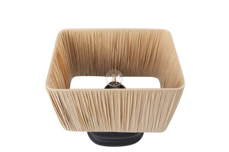 Kulsa Bordlampe 42 cm E27 - Svart/Natur - Belysning - Innendørsbelysning & Lamper - Nattlampe - Nattlampe bord