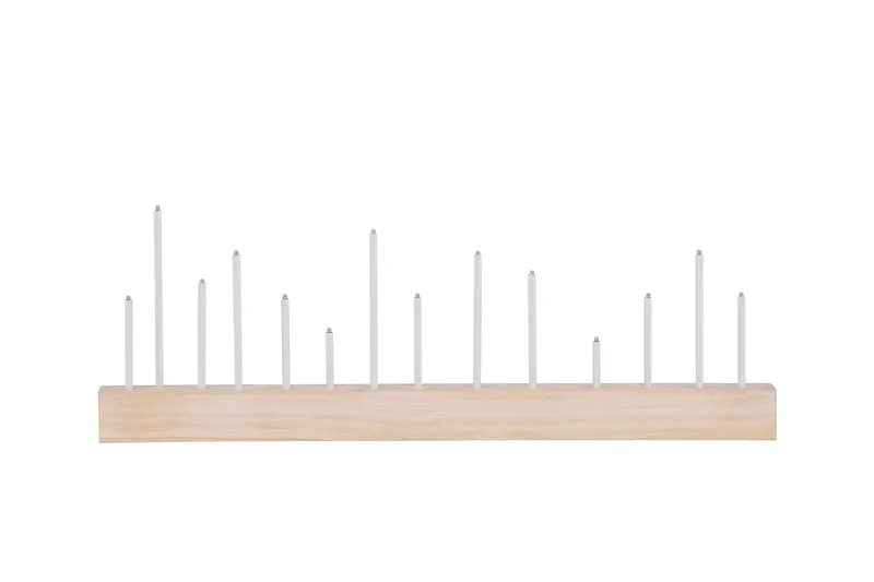 Kungsberget Adventsstake 24 cm, Whitewash