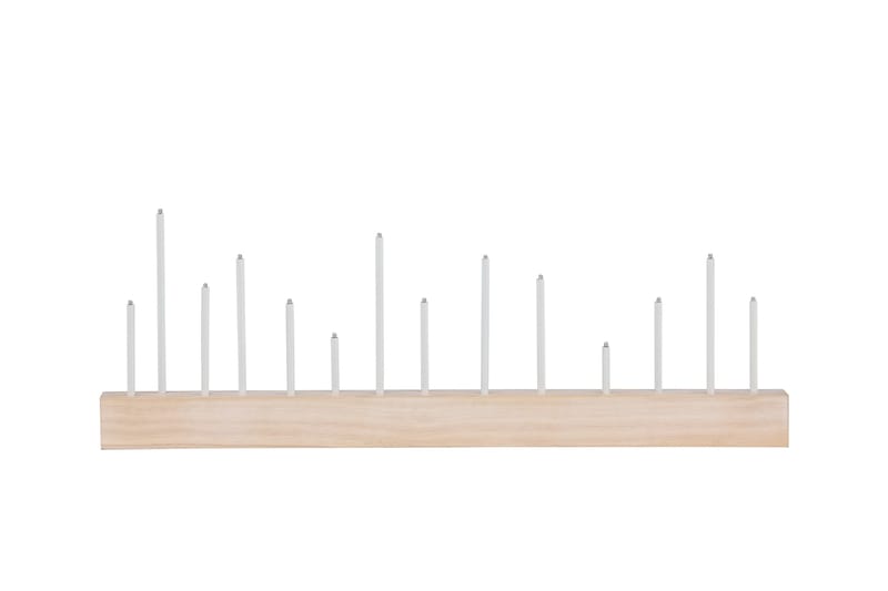 Kungsberget Adventsstake 24 cm, Whitewash