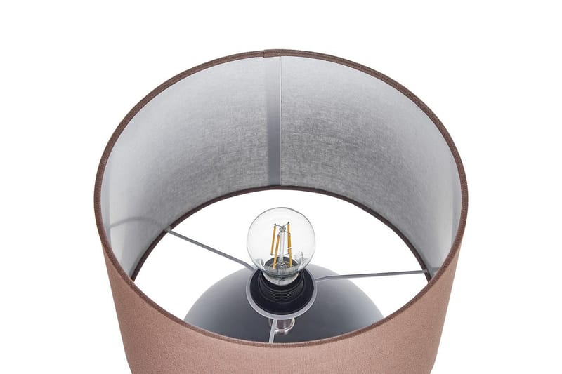 Kythira Bordlampe 43 cm E27 - Grå/Brun - Belysning - Innendørsbelysning & Lamper - Nattlampe - Nattlampe bord