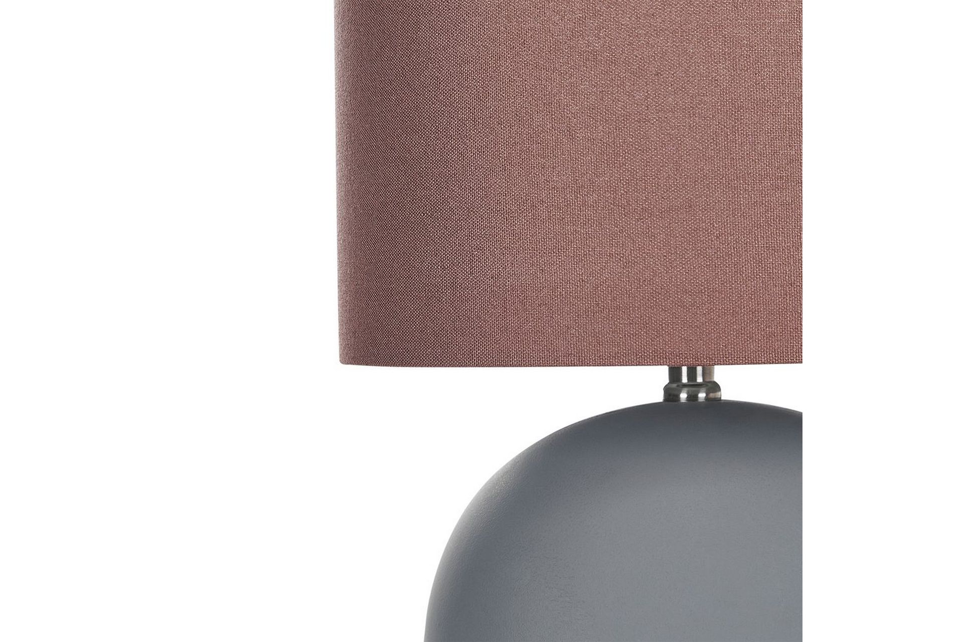 Kythira Bordlampe 43 cm E27 - Grå/Brun - Belysning - Innendørsbelysning & Lamper - Nattlampe - Nattlampe bord