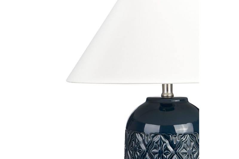 Lampeduse Bordlampe 56 cm E27 - Mørkeblå/Hvit - Belysning - Innendørsbelysning & Lamper - Nattlampe - Nattlampe bord