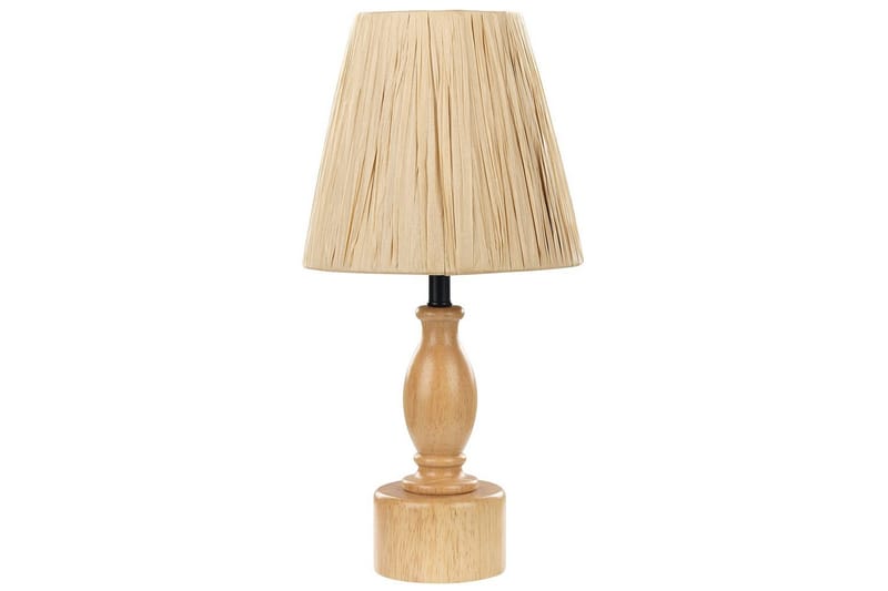 Lanis Bordlampe 41 cm E27 - Lyst tre/Natur - Belysning - Innendørsbelysning & Lamper - Nattlampe - Nattlampe bord