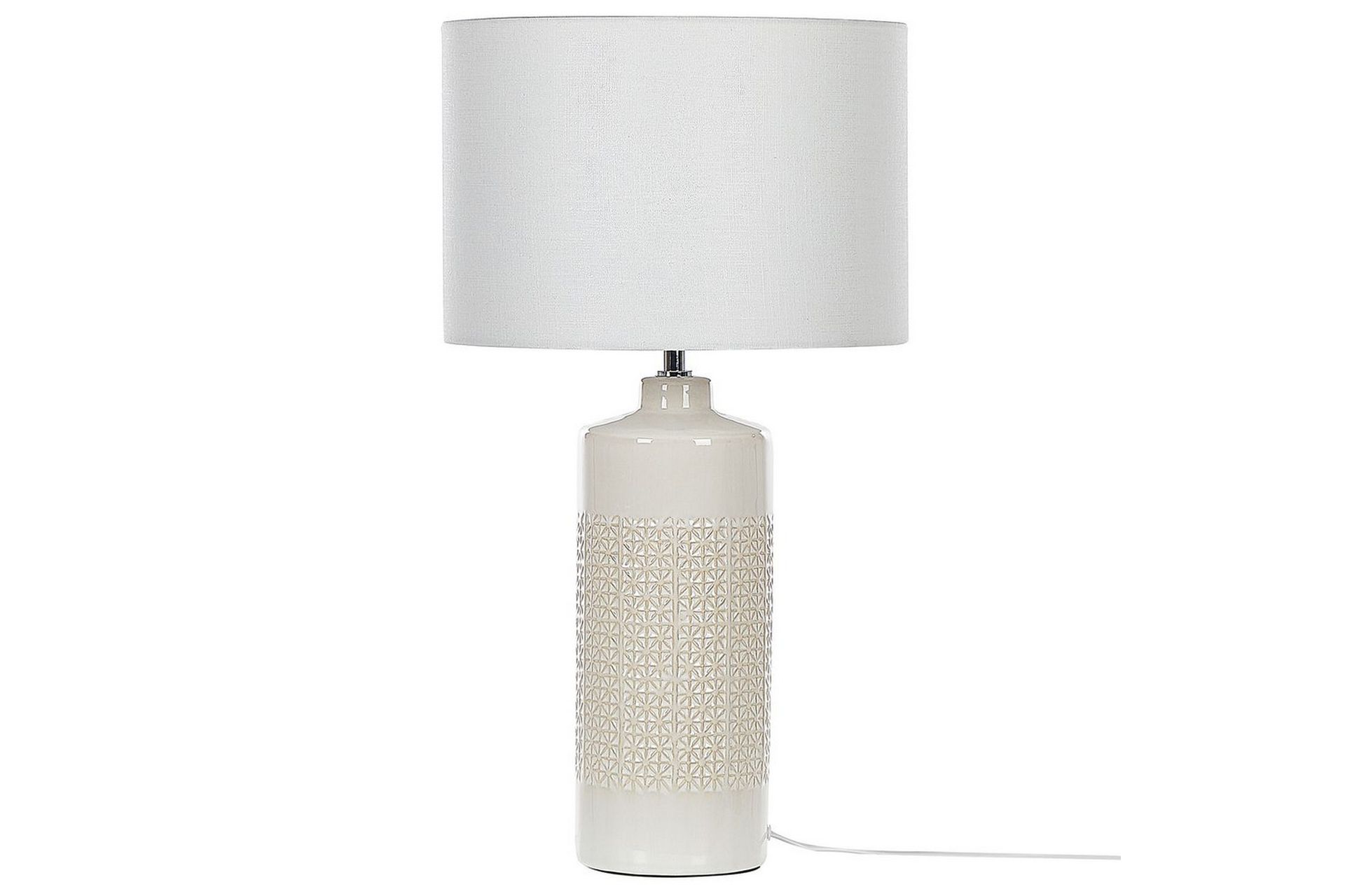 Lapya Bordlampe 58 cm E27 - Off white - Belysning - Innendørsbelysning & Lamper - Nattlampe - Nattlampe bord