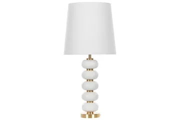 Laros Bordlampe 80 cm E27 - Hvit/Gull - Belysning - Innendørsbelysning & Lamper - Nattlampe - Nattlampe bord