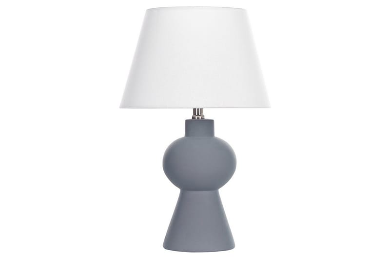 Lemiros Bordlampe 48 cm E27, Grå/Hvit