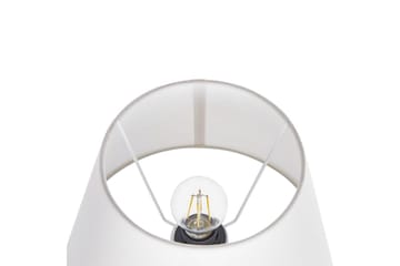 Lemiros Bordlampe 48 cm E27 - Grå/Hvit - Belysning - Innendørsbelysning & Lamper - Nattlampe - Nattlampe bord