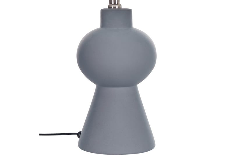 Lemiros Bordlampe 48 cm E27 - Grå/Hvit - Belysning - Innendørsbelysning & Lamper - Nattlampe - Nattlampe bord