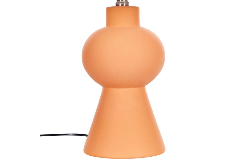 Lemiros Bordlampe 48 cm E27 - Oransje/Hvit - Belysning - Innendørsbelysning & Lamper - Nattlampe - Nattlampe bord