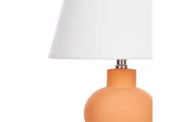 Lemiros Bordlampe 48 cm E27 - Oransje/Hvit - Belysning - Innendørsbelysning & Lamper - Nattlampe - Nattlampe bord