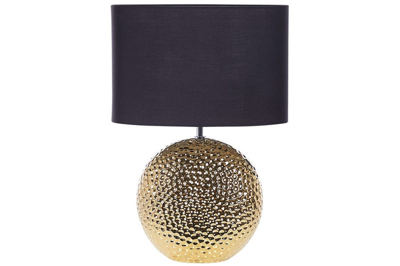 Libbelo Bordlampe 51 cm E27 - Gull/Svart - Belysning - Innendørsbelysning & Lamper - Nattlampe - Nattlampe bord