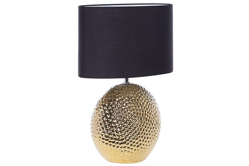 Libbelo Bordlampe 51 cm E27 - Gull/Svart - Belysning - Innendørsbelysning & Lamper - Nattlampe - Nattlampe bord