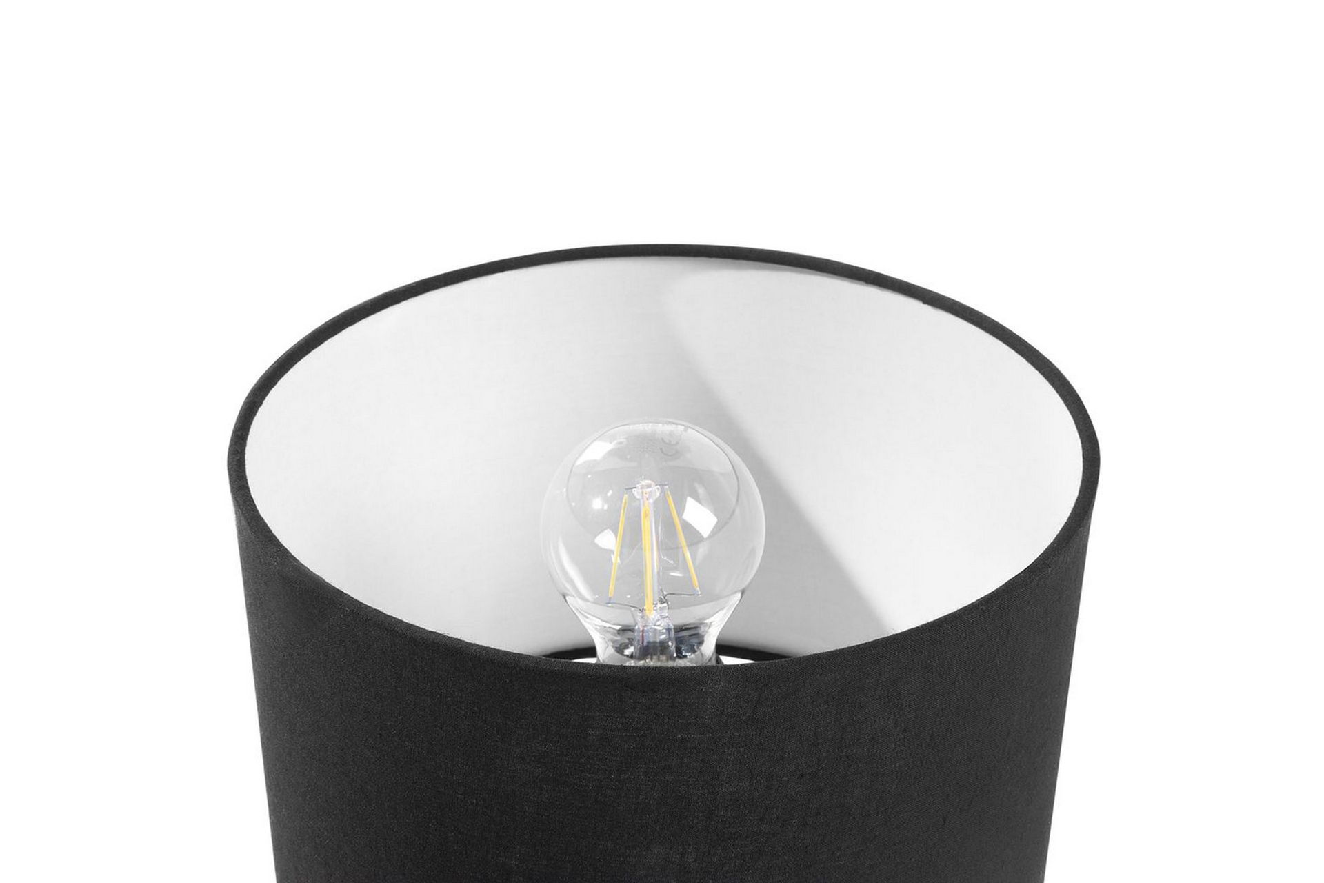 Ligavol Bordlampe 40 cm 2 stk E27 - Svart/Lyst tre - Belysning - Innendørsbelysning & Lamper - Nattlampe - Nattlampe bord