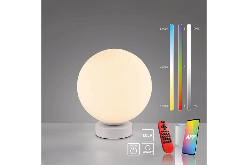 Lolasmart Bolo Just Light Bordlampe - Belysning - Innendørsbelysning & Lamper - Nattlampe - Nattlampe bord