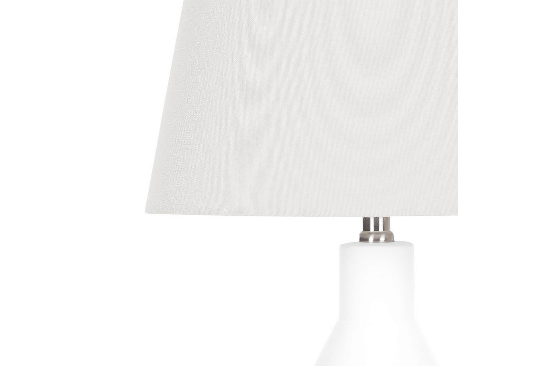 Lombre Bordlampe 53 cm E27 - Hvit - Belysning - Innendørsbelysning & Lamper - Nattlampe - Nattlampe bord
