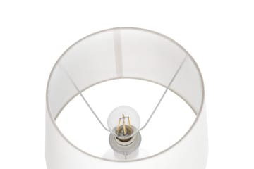 Lombre Bordlampe 53 cm E27 - Hvit - Belysning - Innendørsbelysning & Lamper - Nattlampe - Nattlampe bord