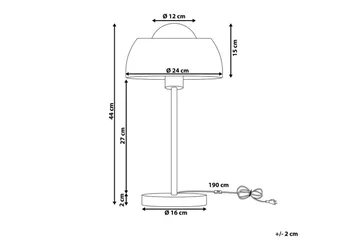 Magica Bordlampe 44 cm E27 - Svart/Messing - Belysning - Innendørsbelysning & Lamper - Nattlampe - Nattlampe bord