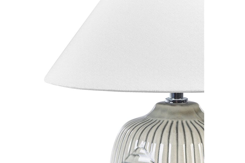 Mykonos Bordlampe 37 cm E14 - Grå/Hvit - Belysning - Innendørsbelysning & Lamper - Nattlampe - Nattlampe bord