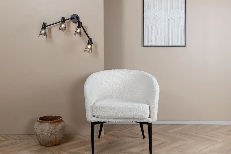 Pico Vegglampe Dimbar LED Stor - Sort - Belysning - Innendørsbelysning & Lamper - Nattlampe - Nattlampe vegg