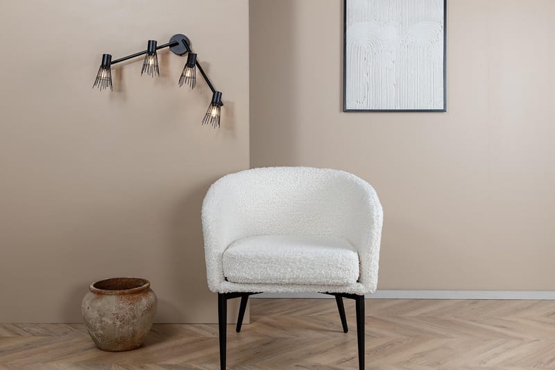 Pico Vegglampe Dimbar LED Stor - Sort - Belysning - Innendørsbelysning & Lamper - Nattlampe - Nattlampe vegg