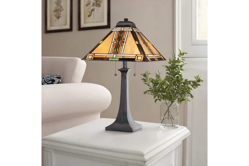 Navajo Quoizel Bordlampe - Belysning - Innendørsbelysning & Lamper - Nattlampe - Nattlampe bord