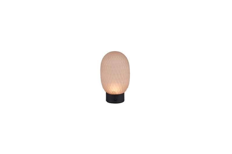 Oppladbar bordlampe TRIO Facette Matt svart/amber - Matt svart/amber - Belysning - Innendørsbelysning & Lamper - Nattlampe - Nattlampe bord