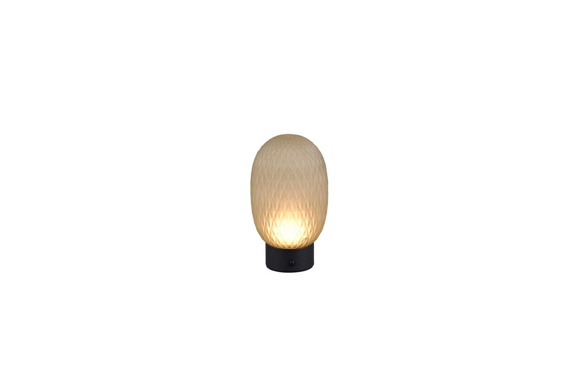Oppladbar bordlampe TRIO Facette Matt svart/grønn - Matt svart/grønn