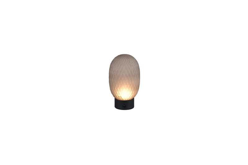 Oppladbar bordlampe TRIO Facette Matt svart/røyk - Matt svart/røyk - Belysning - Innendørsbelysning & Lamper - Nattlampe - Nattlampe bord
