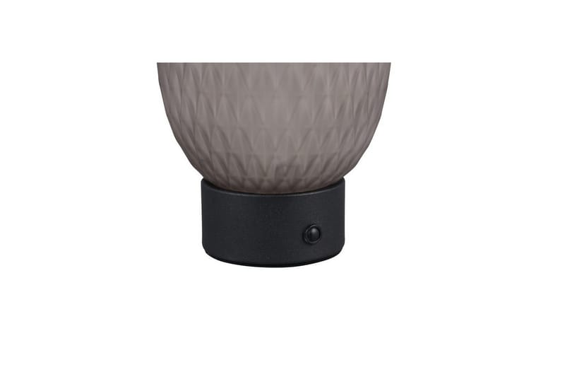 Oppladbar bordlampe TRIO Facette Matt svart/røyk - Matt svart/røyk - Belysning - Innendørsbelysning & Lamper - Nattlampe - Nattlampe bord