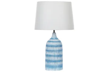 Palmarola Bordlampe 66 cm E27 - Blå/Hvit - Belysning - Innendørsbelysning & Lamper - Nattlampe - Nattlampe bord