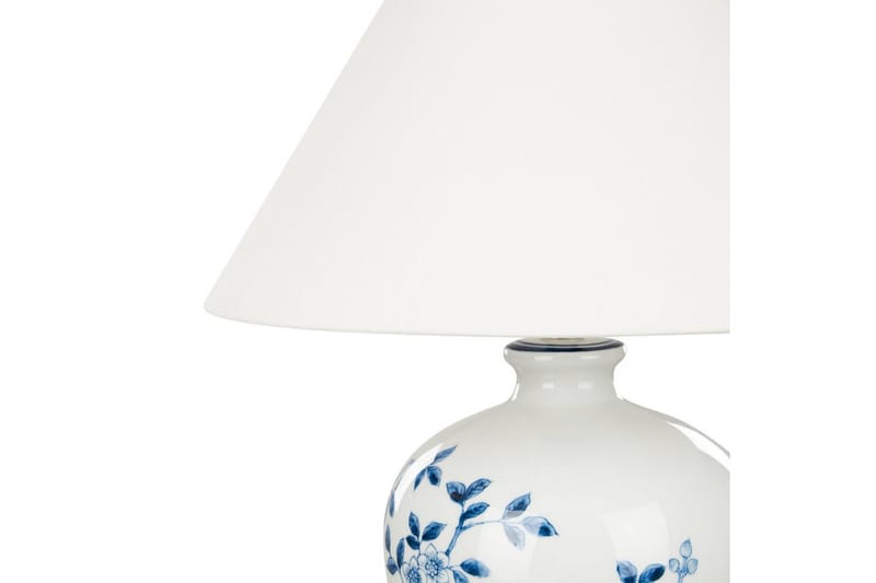 Partuk Bordlampe 55 cm E27 - Off white/Lyseblå - Belysning - Innendørsbelysning & Lamper - Nattlampe - Nattlampe bord